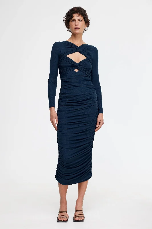 REDLAND MIDI DRESS