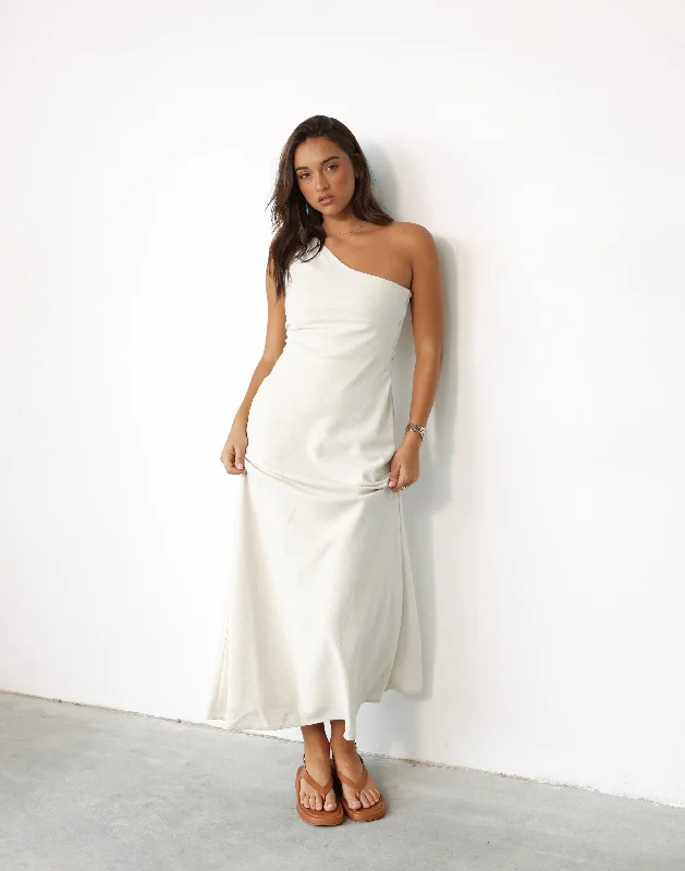 Rema Maxi Dress (Oat)