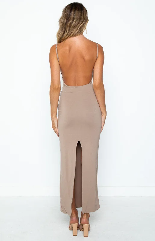 Talulah Beige Maxi Dress