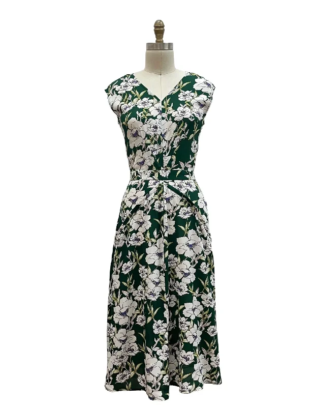 Xena Dress in Green Magnolia