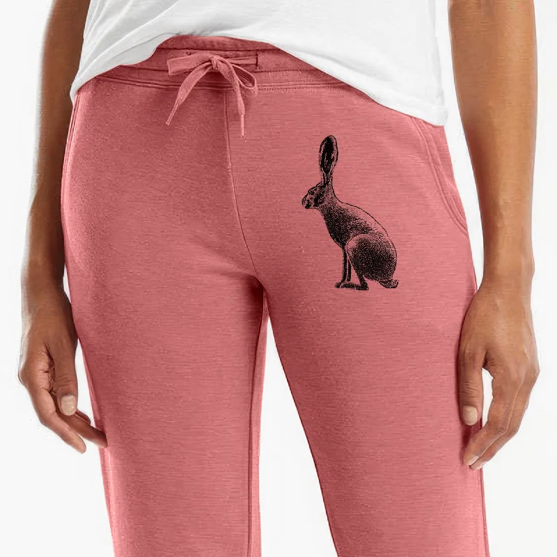 Wild California Hare - Black-tailed Jackrabbit - Women's Cali Wave Jogger Sweatpants