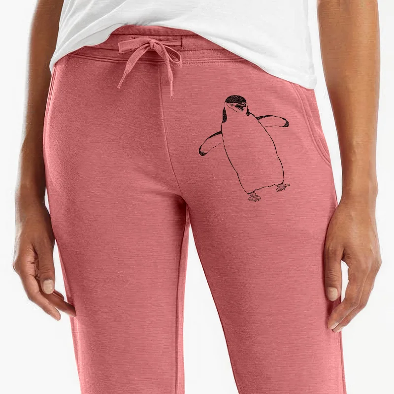 Chinstrap Penguin - Pygoscelis antarcticus - Women's Cali Wave Jogger Sweatpants