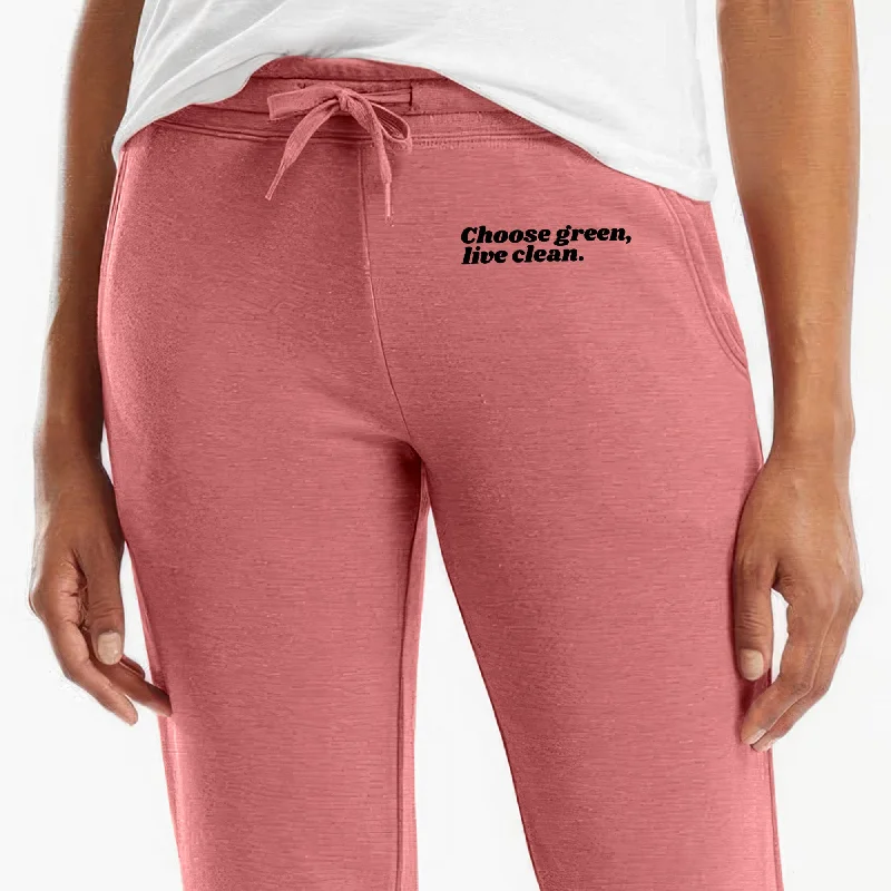 Choose Green, Live Clean - Women's Cali Wave Jogger Sweatpants