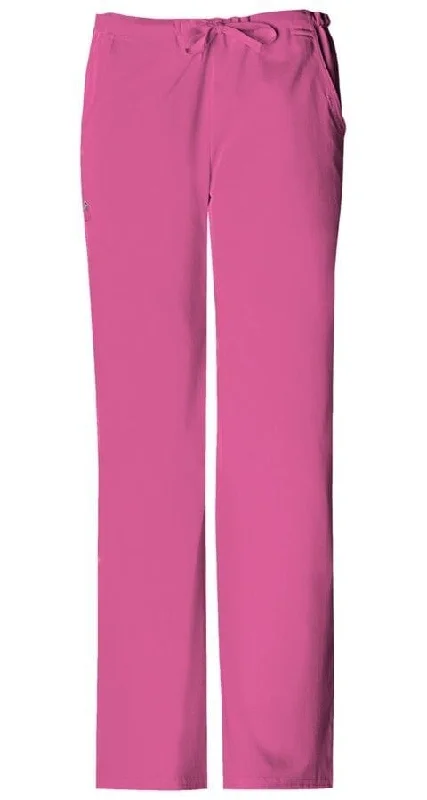 Luxe Straight Leg Drawstring Pant Fushia Rose XXS 1066