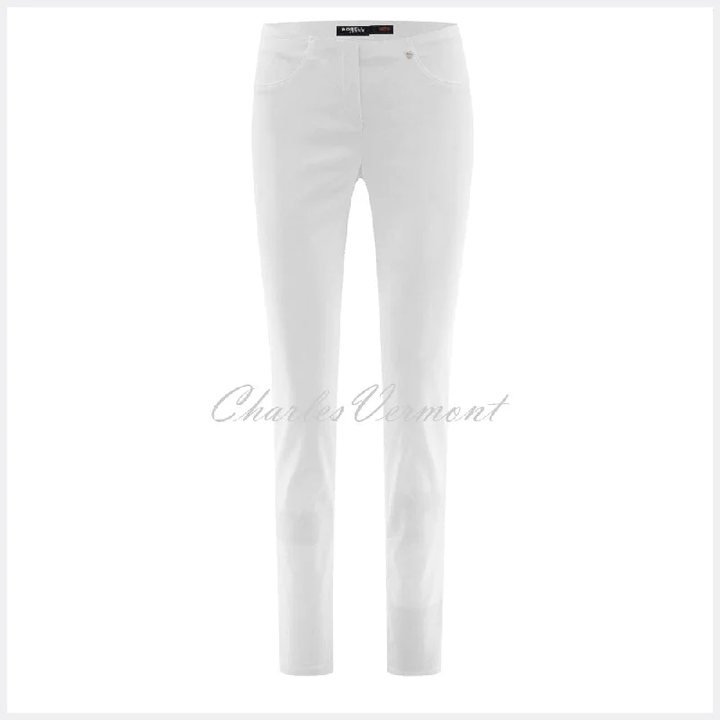 Robell Bella Full Length Jean 52560-5448-10 (White Denim)