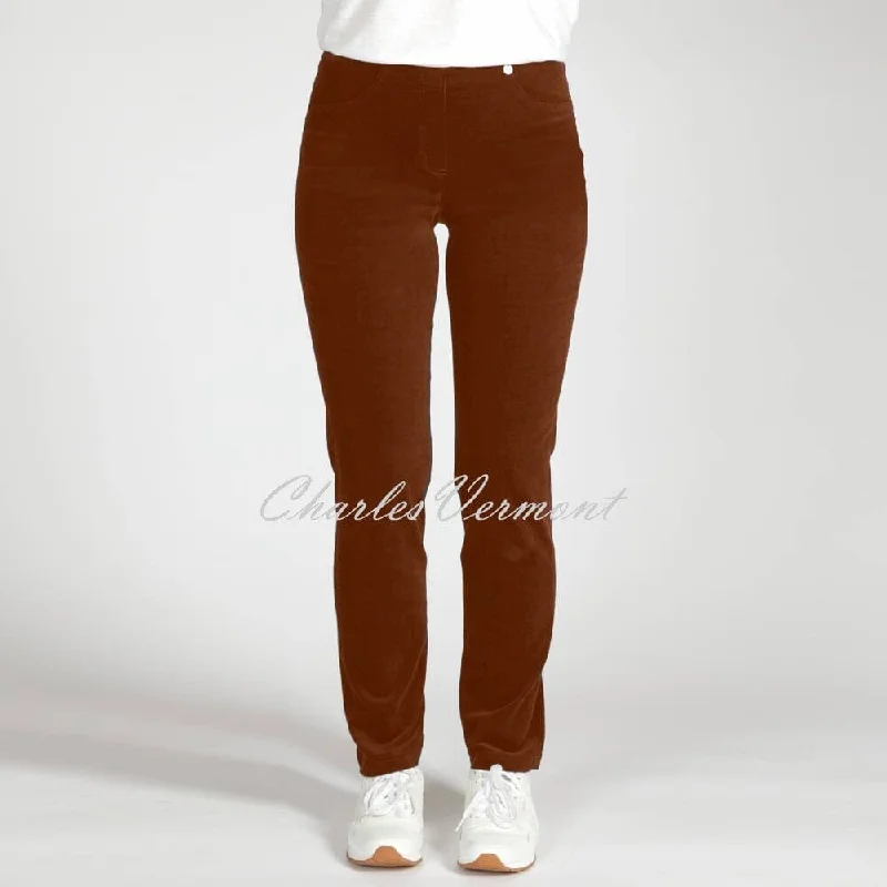 Robell Bella Full Length Trouser 52457-54363-29 (Cinnamon Needle Cord)