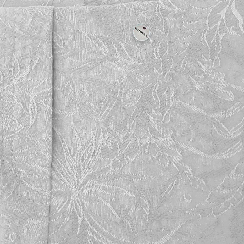 Robell Marie 07 Capri 51576-54401-92 (Stone Grey Leaf Jacquard)