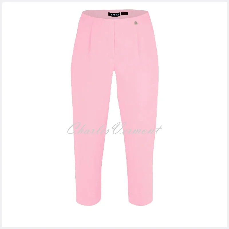 Robell Marie 07 Capri Trouser 51576-5499-410 (Soft Rose)