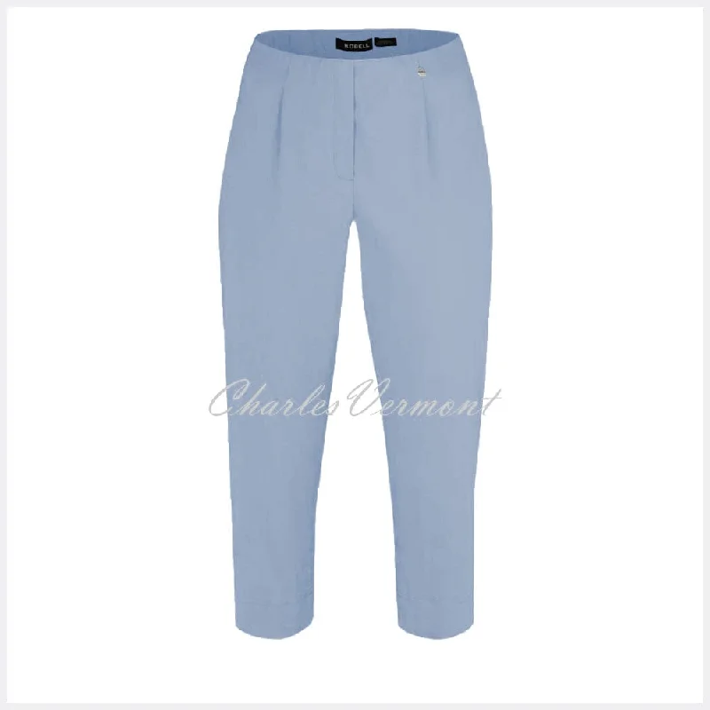 Robell Marie 07 Capri Trouser 51576-5499-611 (Pale Blue)