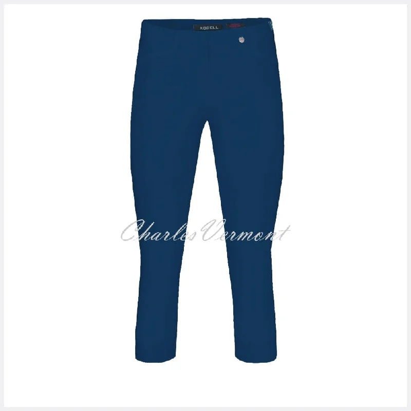 Robell Rose 07 Super Slim Capri Trouser 51636-5499-68 (French Navy)