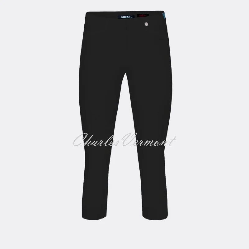 Robell Rose 07 Super Slim Capri Trouser 51636-5499-90 (Black)