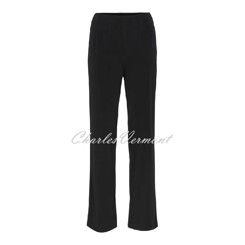 Tia Wide Leg Trouser – Style 71179-7093-9000 (Black)