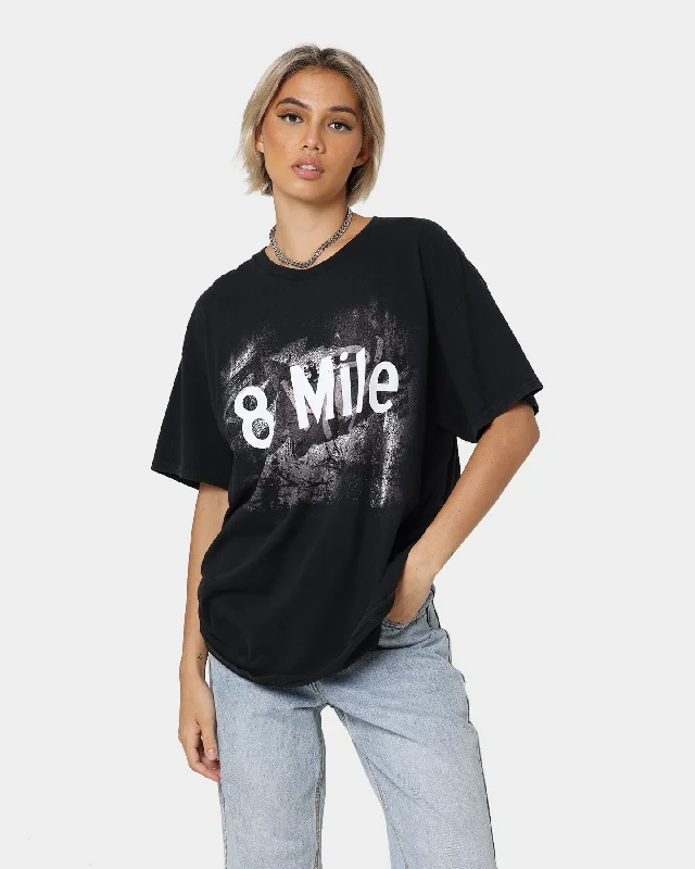 American Thrift X 8 Mile 8 Mile Vintage T-Shirt Black Wash