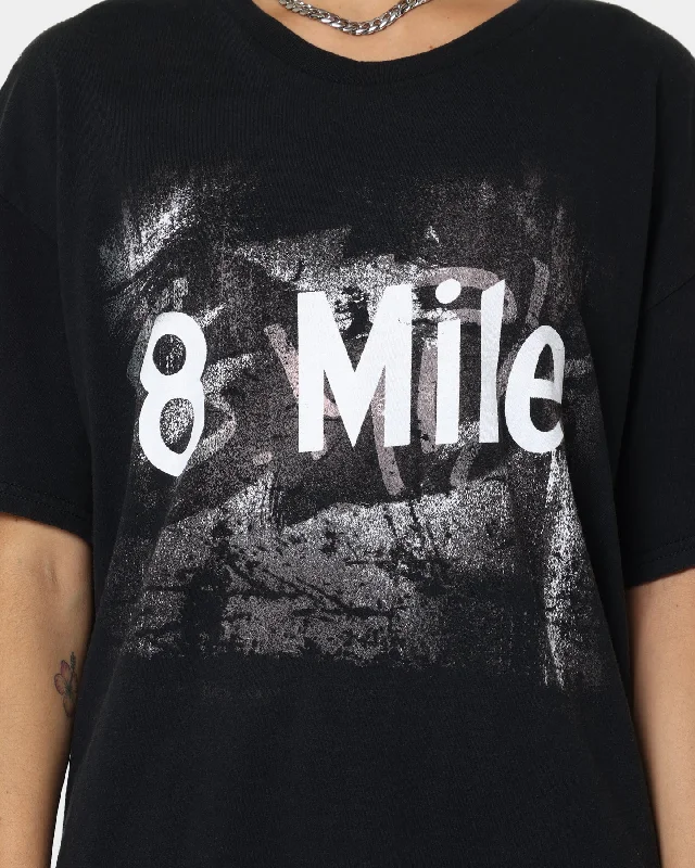 American Thrift X 8 Mile 8 Mile Vintage T-Shirt Black Wash