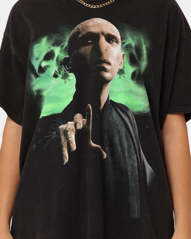 American Thrift X Harry Potter Dark Arts Vintage T-Shirt Black Wash