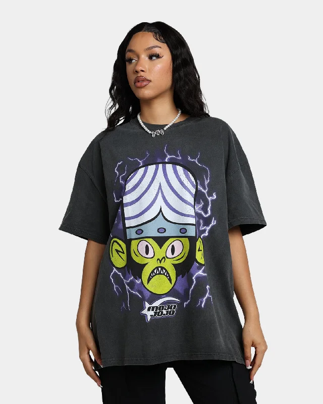 American Thrift X Powerpuff Girls Mojo Jojo Heavyweight Vintage T-Shirt Black Wash