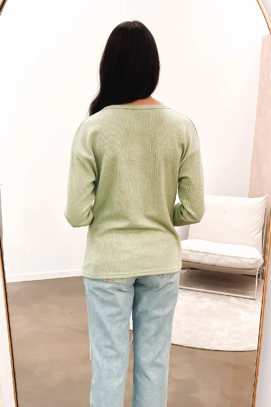 Avery Long Sleeve Top Sage