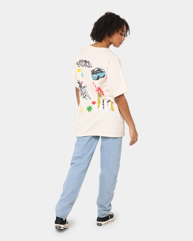 Goat Crew All Over Manga Vintage T-Shirt Off White