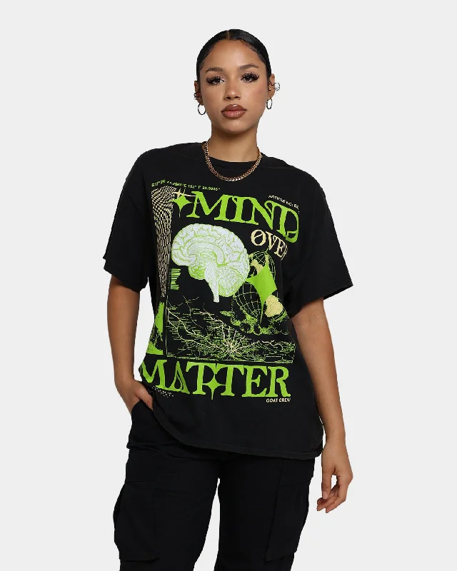 Goat Crew Mind Matter Vintage T-Shirt Washed Black