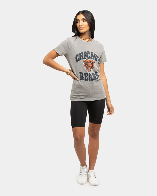 Majestic Athletic Women's Chicago Bears Vintage NFL Team T-Shirt Smoke