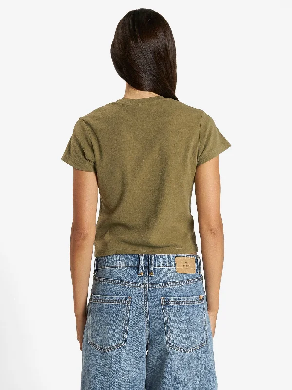 Minimal Thrills Mini Tee - Aloe