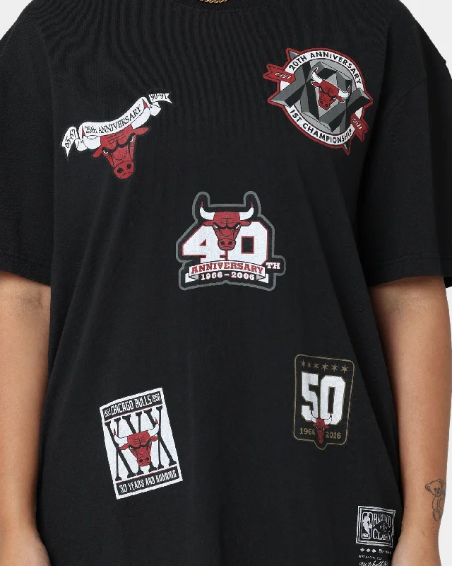 Mitchell & Ness Chicago Bulls Flight T-Shirt Black