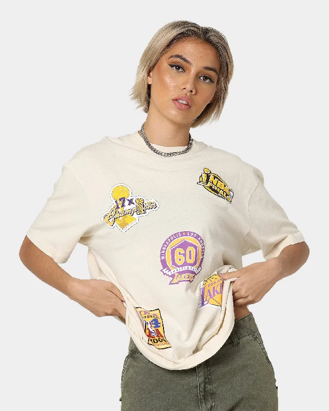 Mitchell & Ness Los Angeles Lakers Flight T-Shirt Faded Khaki