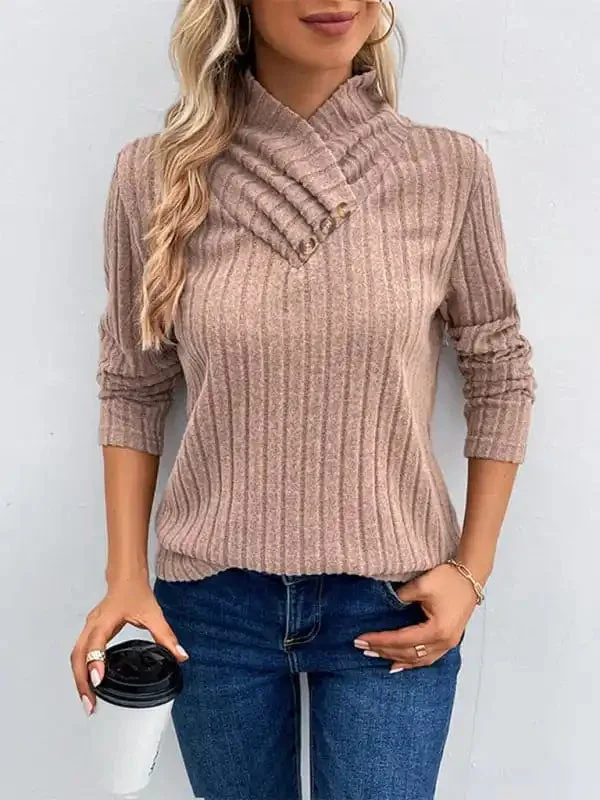 New women’s long sleeve turtleneck sweater