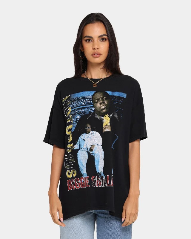 NOTORIOUS B.I.G Biggie Smalls Vintage T-Shirt Black Wash