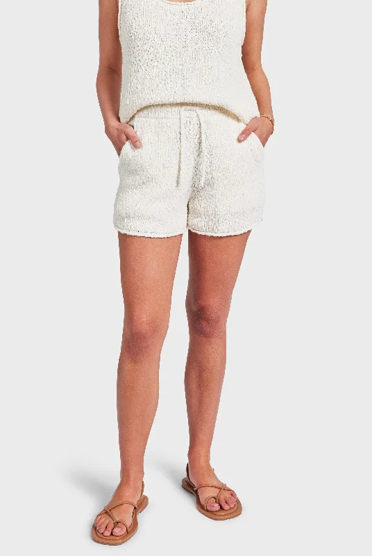 Daisy Boucle Knit Short