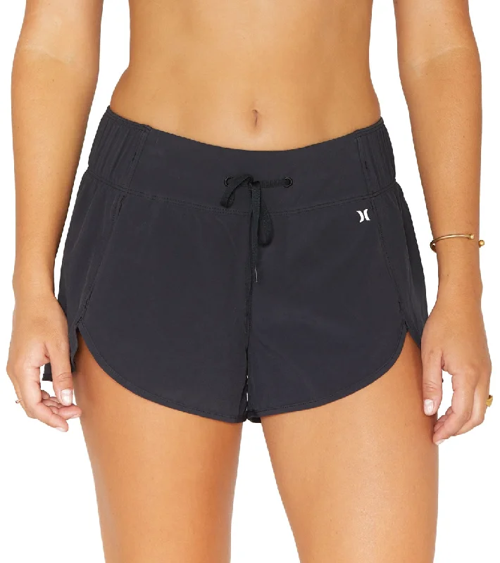 Hurley Women's Aquas Solid 2.5"" Boardshort Black