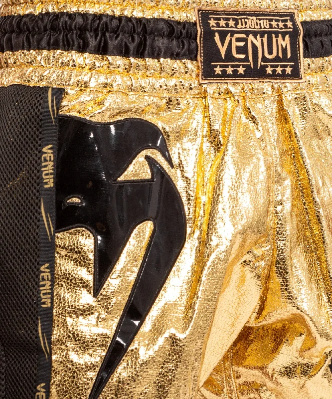 Venum Giant Foil Muay Thai Shorts - Gold/Black