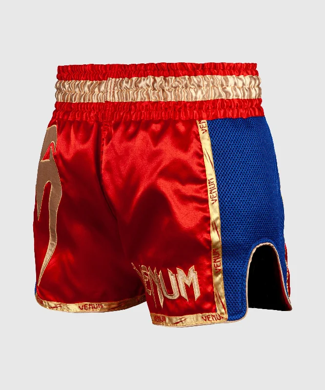 Venum Giant Muay Thai Shorts - Red/Gold