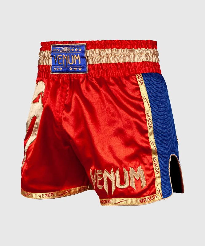 Venum Giant Muay Thai Shorts - Red/Gold