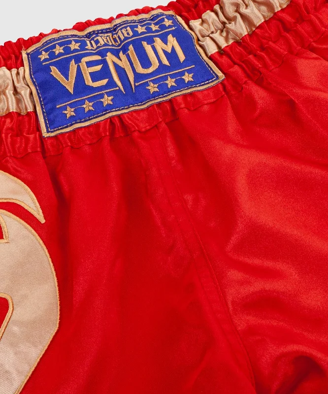 Venum Giant Muay Thai Shorts - Red/Gold