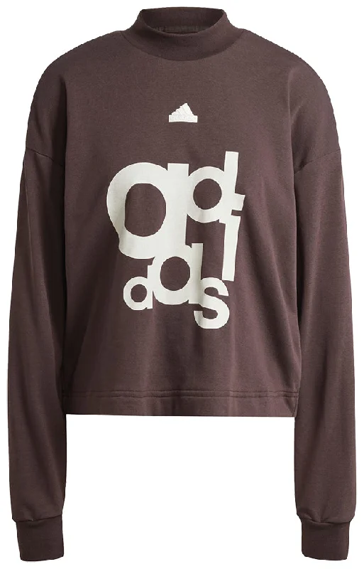 Adidas Womens BLUV Crew Shady Brown