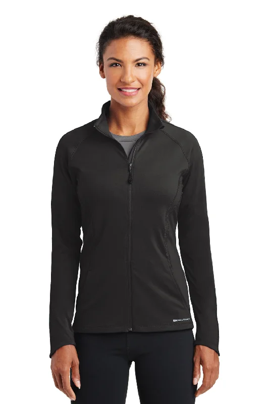 Ogio Womens Endurance Radius Moisture Wicking Full Zip Sweatshirt - Blacktop