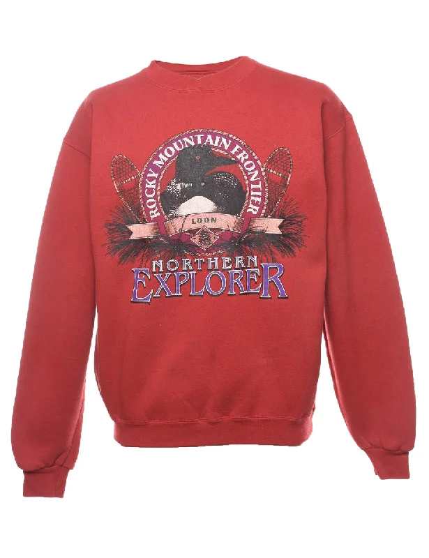 Rocky Mountain Frontier Printed Sweatshirt - S