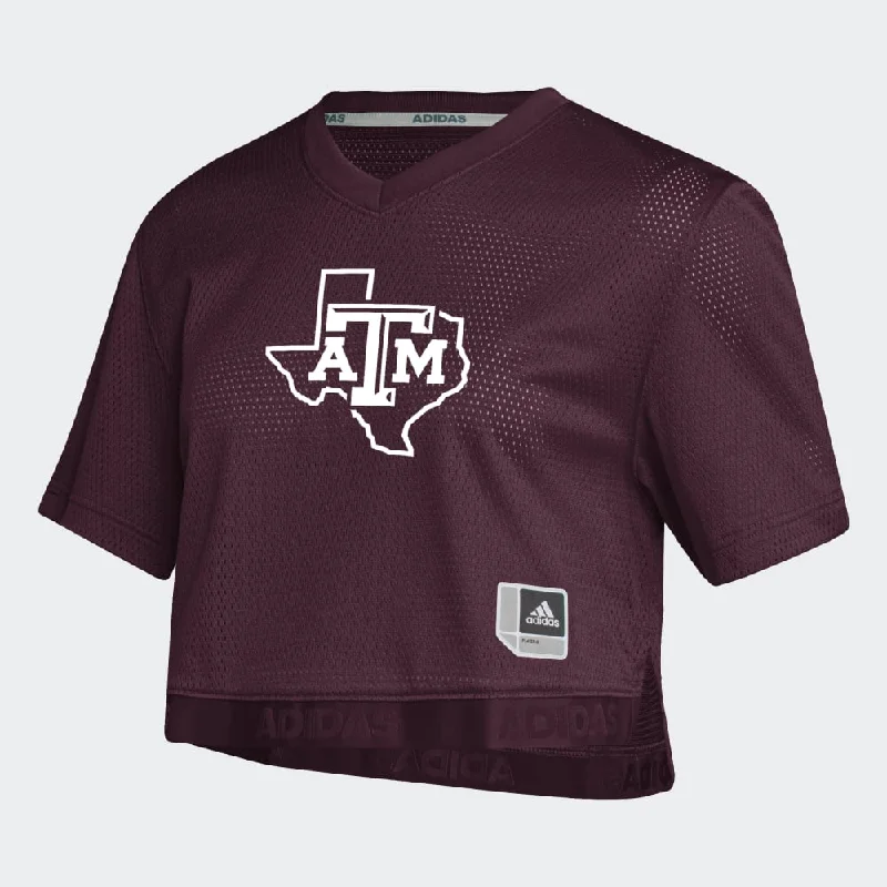 Women's Crop Jersey - Maroon